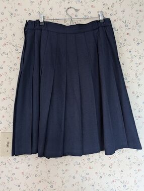 Bedford Fair Skirt Vintage 16 Classic Pleated Preppy Swing Wool Academia Flirty